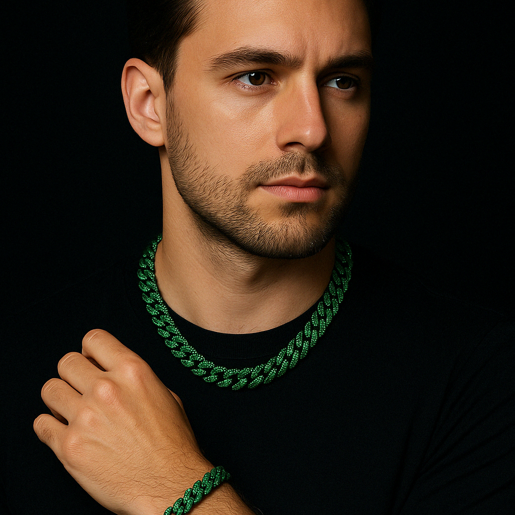 18K Milaan Cubaanse Ketting